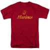 US Marine Corps - Retro Logo Adult Regular Fit Short Sleeve