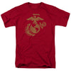 US Marine Corps - Gold Emblem Adult Regular Fit Short Sleeve