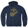 US Marine Corps - Gold Emblem Adult Pullover Hoodie