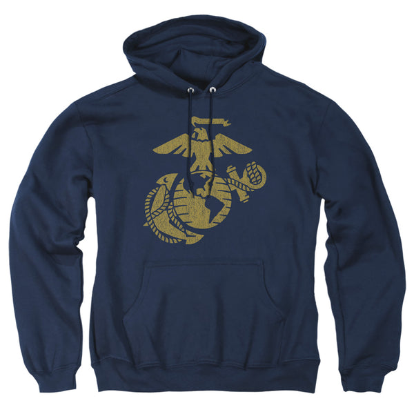 US Marine Corps - Gold Emblem Adult Pullover Hoodie