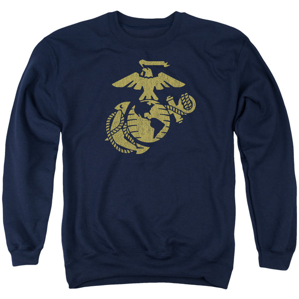 US Marine Corps - Gold Emblem Adult Crewneck Sweatshirt