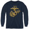 US Marine Corps - Gold Emblem L - S Youth