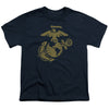 US Marine Corps - Gold Emblem Youth Short Sleeve