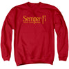 US Marine Corps - Semper Fi Adult Crewneck Sweatshirt