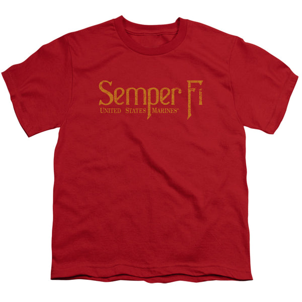 US Marine Corps - Semper Fi Youth Short Sleeve