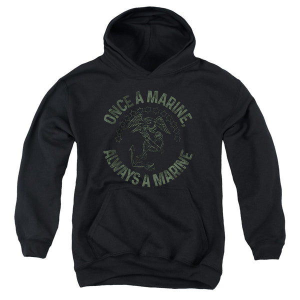 US Marine Corps - Always A Marine Youth Hooded Sweatshirt