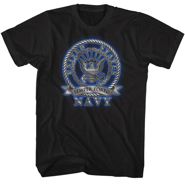 Semper Fortis Glow US Navy T-Shirt