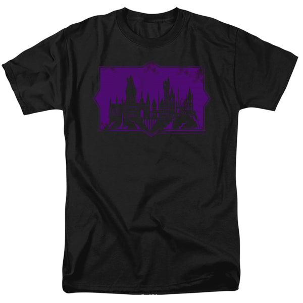 Fantastic Beasts 2 - Hogwarts Silhouette Adult Regular Fit Short Sleeve