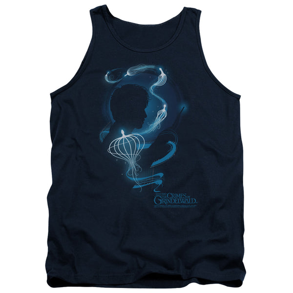 Fantastic Beasts 2 - Newt Silhouette Adult Tank Top