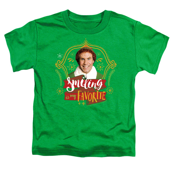 Elf - Smiling Is My Favorite Toddler Short Sleeve