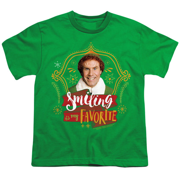 Elf - Smiling Is My Favorite Youth Short Sleeve