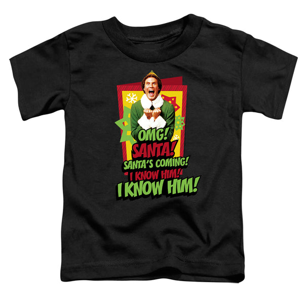 Elf - Santa'S Coming! I Know Him! Toddler Short Sleeve