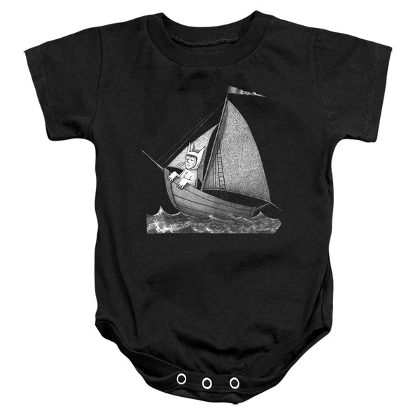 Where The Wild Things Are - Sailing On A Boat Infant Snapsuit
