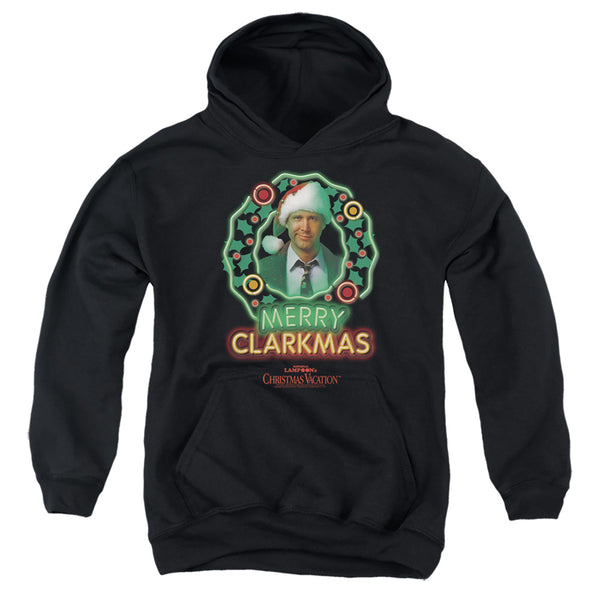 Christmas Vacation - Neon Clark Youth Hooded Sweatshirt