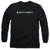 Mortal Kombat X - Horizontal Logo Adult Long Sleeve