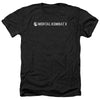Mortal Kombat X - Horizontal Logo Adult Regular Fit Heather Short Sleeve