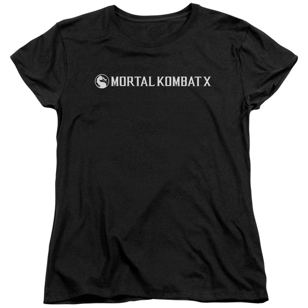 Mortal Kombat X - Horizontal Logo Women's Short Sleeve