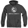 Mortal Kombat X - Dragon Logo Adult Heather Hoodie