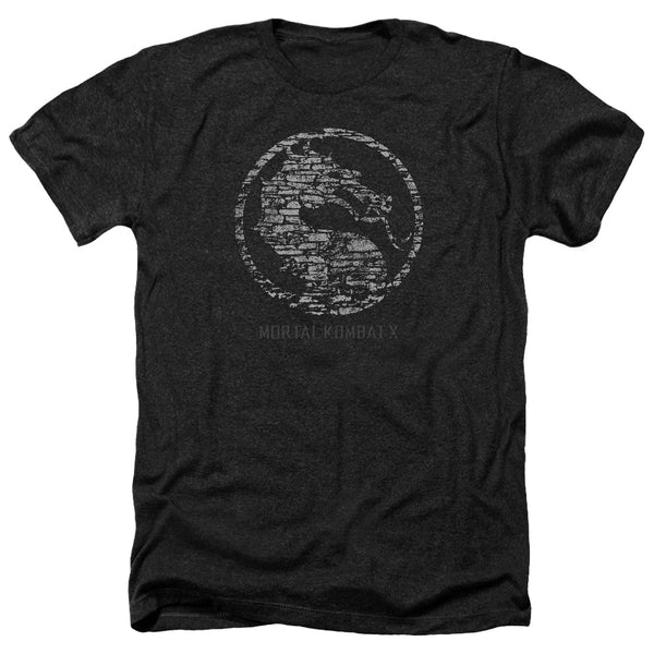 Mortal Kombat X - Stone Seal Adult Regular Fit Heather Short Sleeve