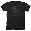 Mortal Kombat X - Metal Seal Adult Regular Fit Heather Short Sleeve
