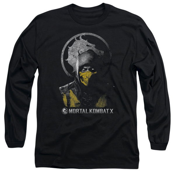 Mortal Kombat X - Scorpion Bust Adult Long Sleeve