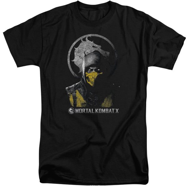 Mortal Kombat X - Scorpion Bust Adult Tall Fit Short Sleeve
