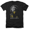 Mortal Kombat X - Scorpion Bust Adult Regular Fit Heather Short Sleeve