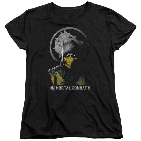 Mortal Kombat X - Scorpion Bust Women's Short Sleeve