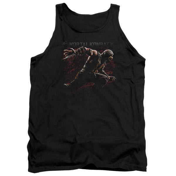 Mortal Kombat X - Scorpion Lunge Adult Tank Top