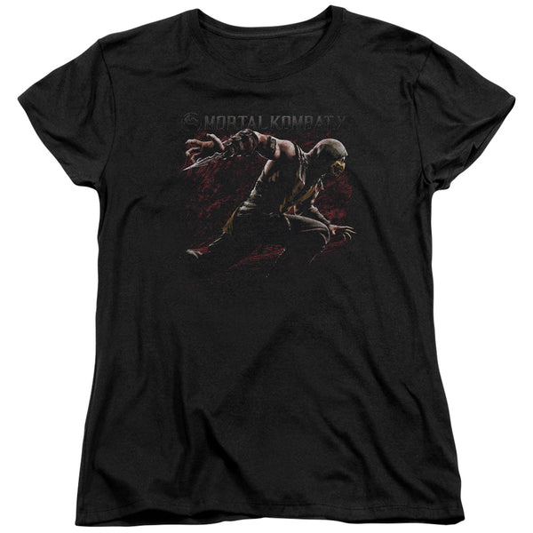Mortal Kombat X - Scorpion Lunge Women's Short Sleeve