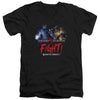 Mortal Kombat X - Fight Adult Slim Fit V Neck Cotton