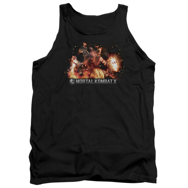 Mortal Kombat X - Scorpio Flames Adult Tank Top