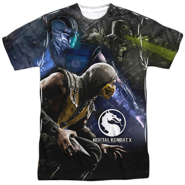 Mortal Kombat X - Three Of A Kind Adult Regular Fit Short Sleeve 100% Poly