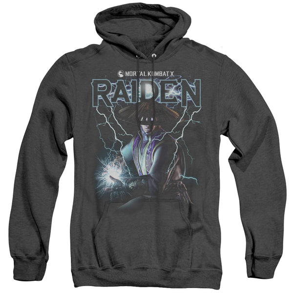 Mortal Kombat - Raiden Adult Heather Hoodie