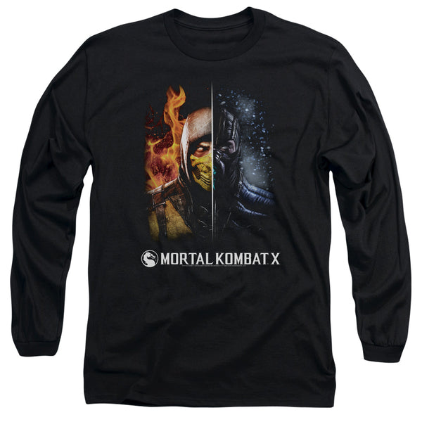 Mortal Kombat - Fire And ICe Adult Long Sleeve