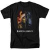 Mortal Kombat - Fire And ICe Adult Regular Fit Short Sleeve