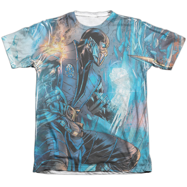 Mortal Kombat - Kombat Comic Adult Regular Fit Short Sleeve 65 - 35 Poly - Cotton