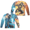 Mortal Kombat - Kombat Comic (Front - Back Print) L - S Adult Poly Crew