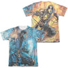 Mortal Kombat - Kombat Comic (Front - Back Print) Adult Regular Fit Short Sleeve 65 - 35 Poly - Cotton