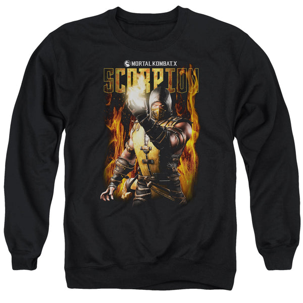 Mortal Kombat - Scorpion Adult Crewneck Sweatshirt