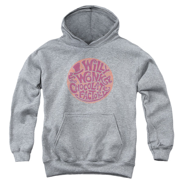 Willy Wonka And The Chocolate Factory - Circle Logo Youth Hooded Sweatshirt