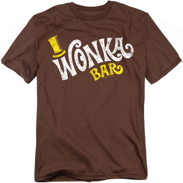 Willy Wonka And The Chocolate Factory - Wonka Logo Adult Regular Fit Short Sleeve