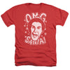 Elf - Omg Santa Adult Regular Fit Heather Short Sleeve