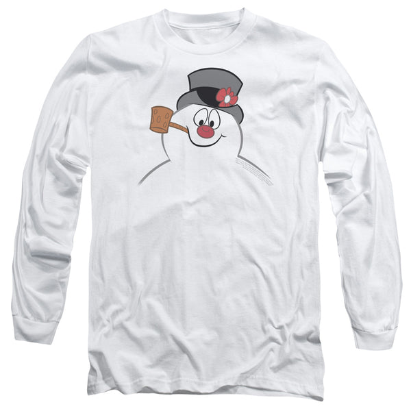Frosty The Snowman - Frosty Face Adult Long Sleeve