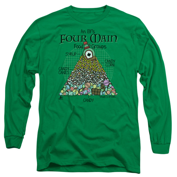 Elf - Food Pyramid Adult Long Sleeve