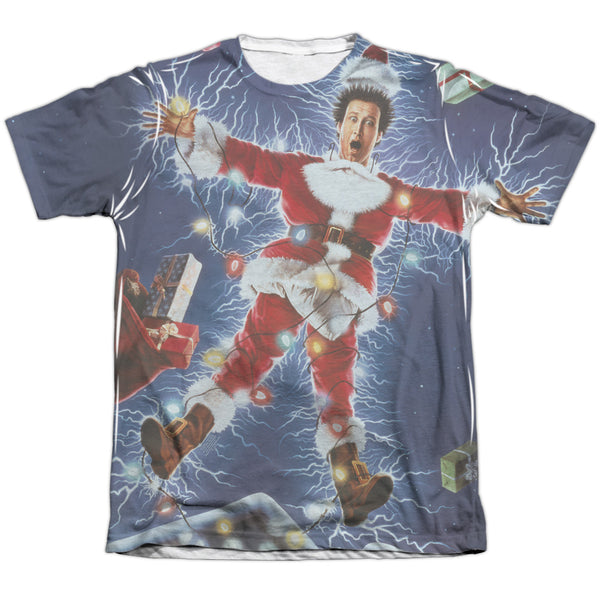 Christmas Vacation - Electrified Adult Regular Fit Short Sleeve 65 - 35 Poly - Cotton