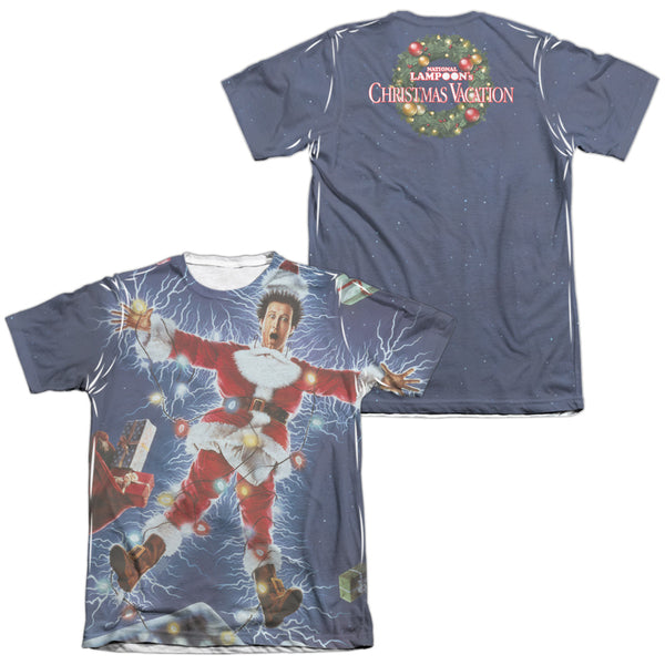 Christmas Vacation - Electrified (Front - Back Print) Adult Regular Fit Short Sleeve 65 - 35 Poly - Cotton