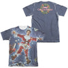 Christmas Vacation - Electrified (Front - Back Print) Adult Regular Fit Short Sleeve 65 - 35 Poly - Cotton