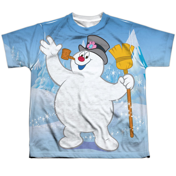 Frosty The Snowman - Frosty Wave Youth Short Sleeve 100% Poly