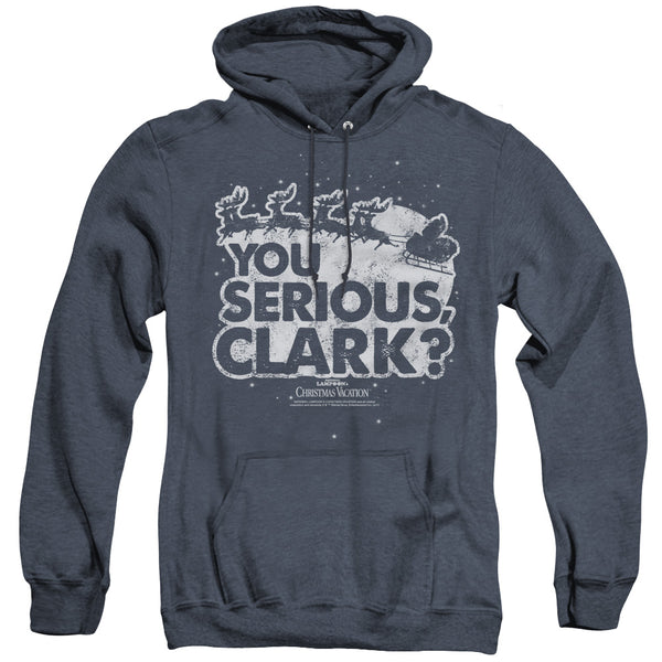 Christmas Vacation - You Serious Clark Adult Heather Hoodie